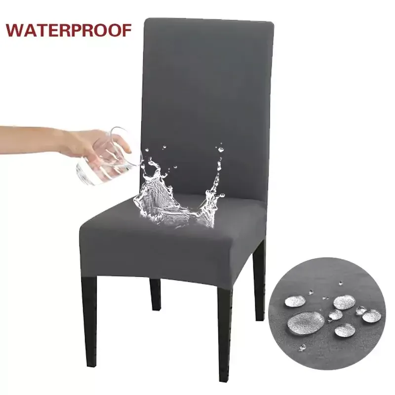 Housse de chaise waterproof universel uni – Image 3